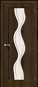 Вираж-2 Dark Barnwood Art Glass 200x80